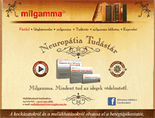 Tablet Screenshot of milgamma.hu